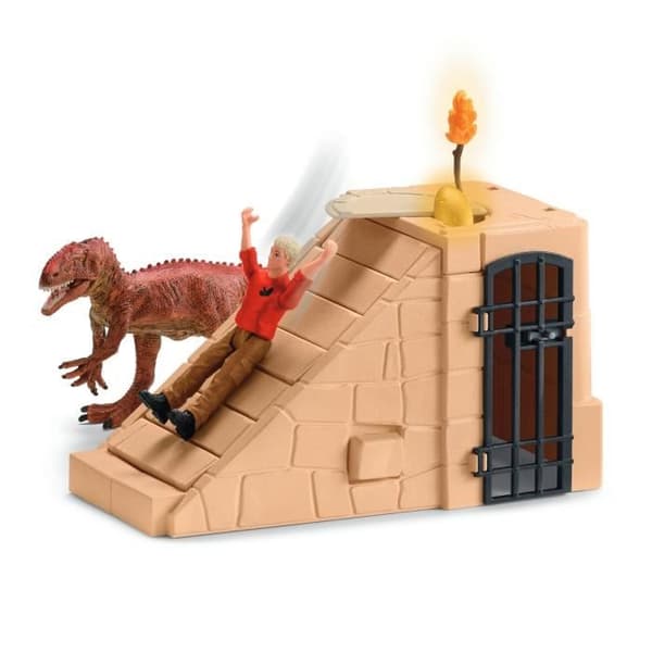 Den stora erövringen av det förlorade templet, leksetfigurer, SCHLEICH 42656 Dinosaurier, från 4 år