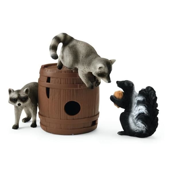 Sjovt legesæt med nødder, vilde dyrs figurer, Schleich 42596 Vildt liv, til børn fra 3 år