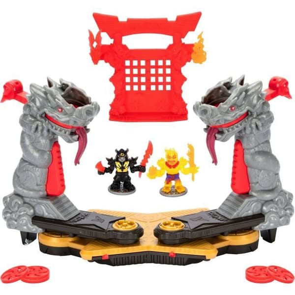 Ninja Fury Battle Arena - MOOSE TOYS - AKEDO - Kamp med figurer, controllere og lydeffekter