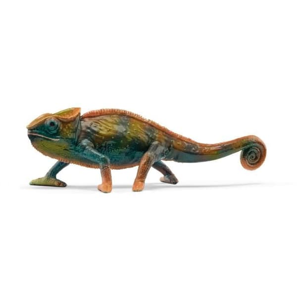 Kameleontfigur, färgskiftande figur med värme, leksak för barn från 3 år, Schleich 14858 WILD LIFE