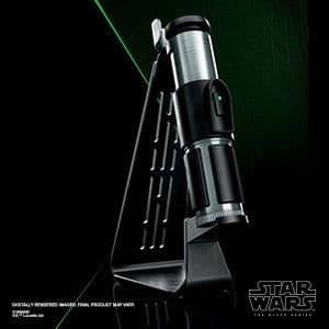 Yoda Premium Force FX Elite elektronisk ljussabel, cosplay-produkt för vuxna, Star Wars: The Black Series