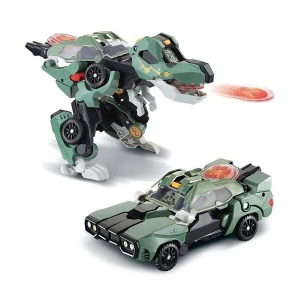 VTECH - Switch & Go -dinolaukaisin - Tyram, Super T-Rex -liekinheitin