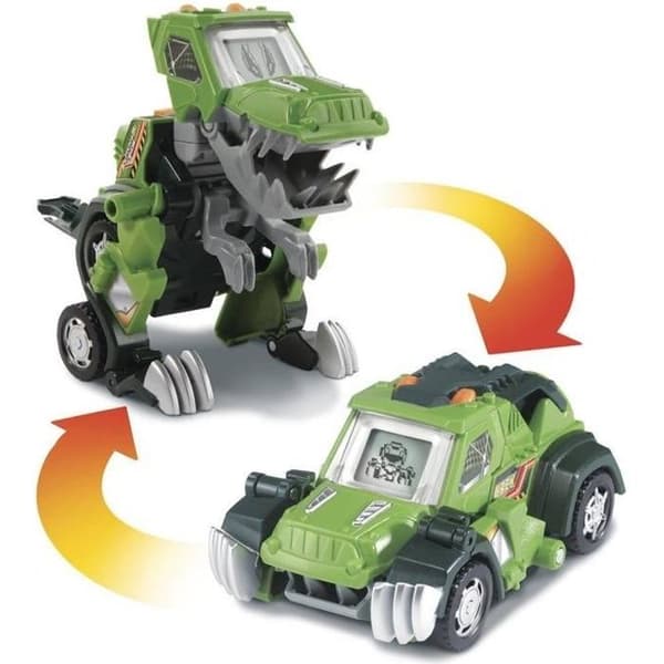 VTECH - Switch & Go Dinos - Drex, Super T-Rex (Jeep) - Interaktiv T-Rex som förvandlas till en terrängjeep