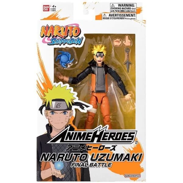 Anime Heroes figur - Bandai - Naruto Shippuden - Naruto Uzumaki (Final Battle) - 17 cm