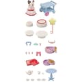 Miniatyrbillede 2 af 6: Miniaturefigurer - SYLVANIAN FAMILIES - 5646 - Den tofarvede kattepige og hendes fødselsdagssnack