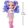 Miniatyrbillede 3 af 5: Rainbow High Littles - 15 cm dukke + kæledyr - lilla - fra 4 år