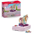 Miniatyrbild 1 av 6: Hästfigur - Set med 54 delar - Pälsvårdstillbehör och figur - Present till barn från 4 år - Schleich 42617 Häst