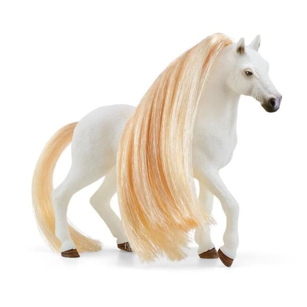 Schleich Sofian kaunottarien kauneushoitolan talli trimmaustarvikkeilla ja Schleich-hevoshahmoilla - 99-osainen leikkisetti