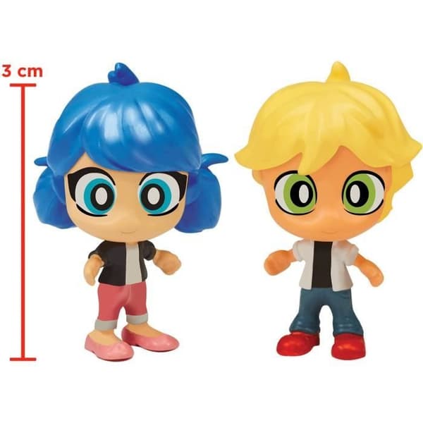 BANDAI - Miraculous Ladybug - Mini Universe Chibi Bakery - Minihahmot Marinette ja Adrien mukana - P50551
