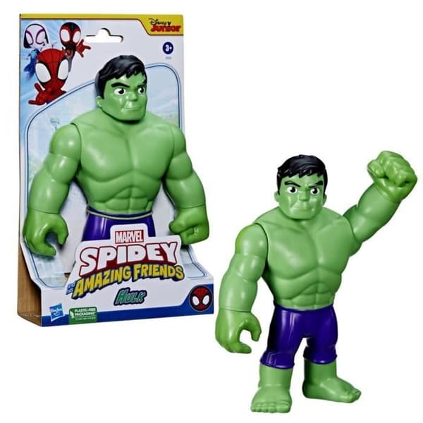 22,5 cm kæmpe Hulk-figur - Marvel Spidey og hans fantastiske venner - HASBRO
