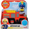 Miniatyrbillede 3 af 3: Brandmand Sam Mini-køretøj - SILVERTORN - Jupiter-lastbil - Leddelt figur inkluderet - Fra 3 år