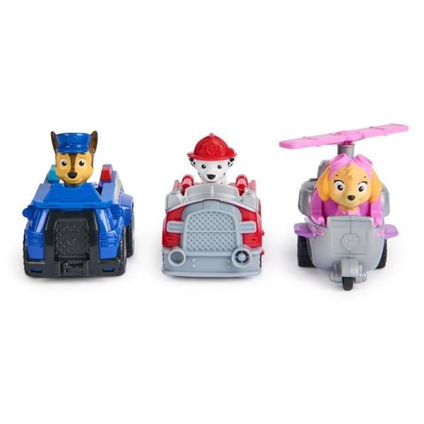 SPIN MASTER 3-PAK RETRO FRIKTIONSKØRETØJER Paw Patrol