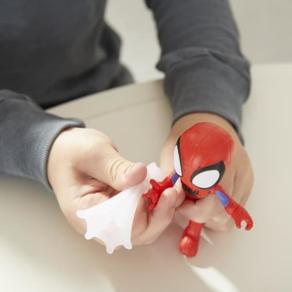 10 cm Spidey-figur, inklusive 1 tilbehør, til børn fra 3 år, Marvel Spidey og hans fantastiske venner