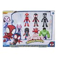 Miniatyrbillede 6 af 6: Spidey-bokssæt med 7 samlerfigurer, Marvel Spidey og hans fantastiske venner, 3 år