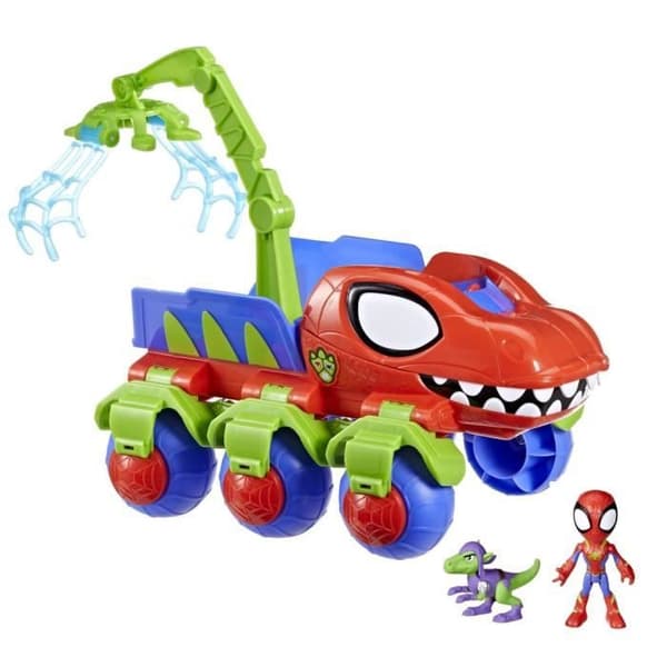 Spidey Dino-Webs køretøj med Spider-Man legetøj, alder 3+, Spidey og hans fantastiske venner
