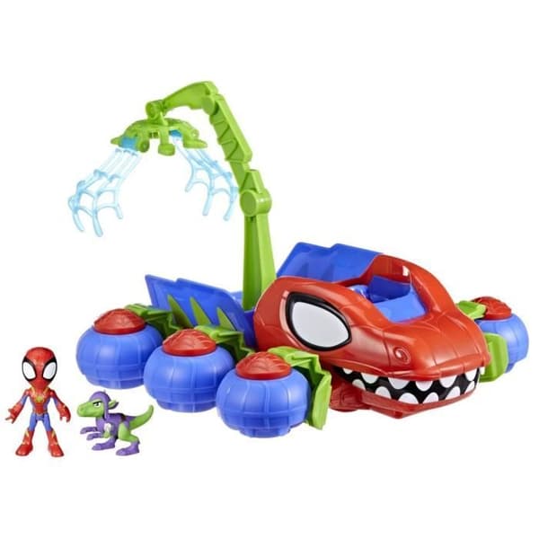 Spidey Dino-Webs køretøj med Spider-Man legetøj, alder 3+, Spidey og hans fantastiske venner