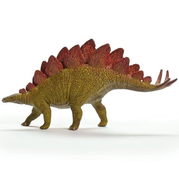 Schleich 15040 Dinosaurier Stegosaurusfigur med realistiska detaljer för barn från 4 år