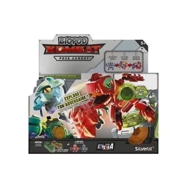 Miniatyrfigur - YCOO - Biopod Kombat Duo Pack Edition i sin kapsel - Ljud- och ljuseffekter