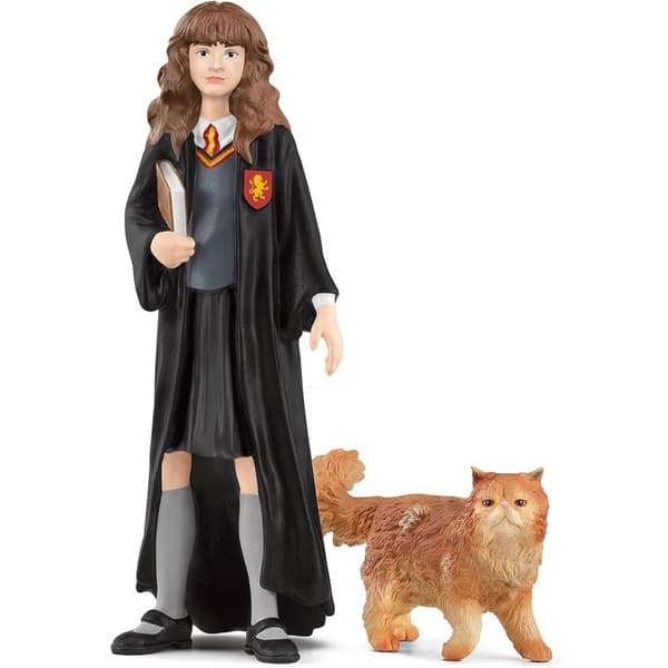 Hermione och Krumben-figur, Harry Potter, för barn från 6 år, Schleich 42635 Harry Potter, Trollkarlsvärlden