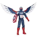 Miniatyrbillede 2 af 5: Captain America Figur 30 cm Deluxe, Marvel Studios Captain America Fagre Nye Verden