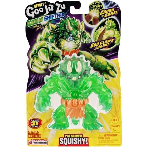 11 cm Glow Shifters-figurer - MOOSE TOYS - GOO JIT ZU Sæson 5 - Til børn fra 4 år - 2 års garanti