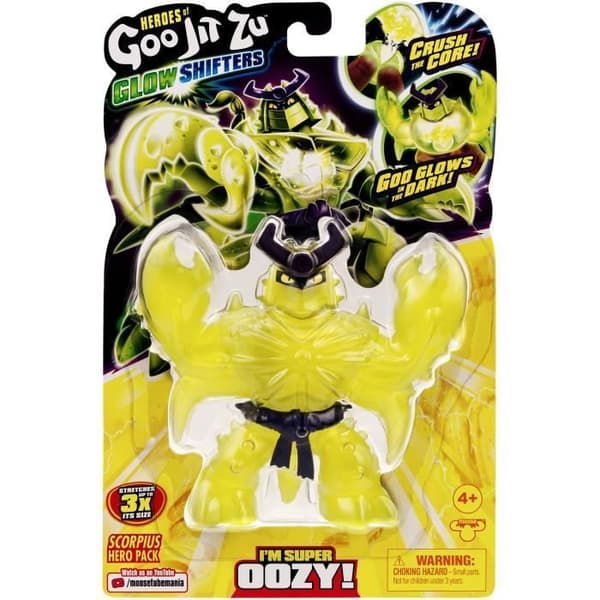 11 cm Glow Shifters-figurer - MOOSE TOYS - GOO JIT ZU Sæson 5 - Til børn fra 4 år - 2 års garanti