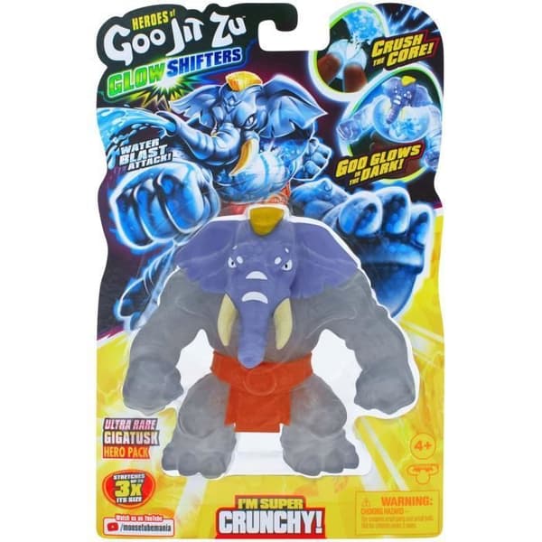 11 cm Glow Shifters-figurer - MOOSE TOYS - GOO JIT ZU Sæson 5 - Til børn fra 4 år - 2 års garanti
