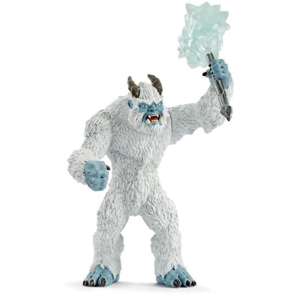 Ismonster med våben, mytisk figur - meget holdbar fantasy-actionfigur, til drenge og piger fra 7 år og opefter