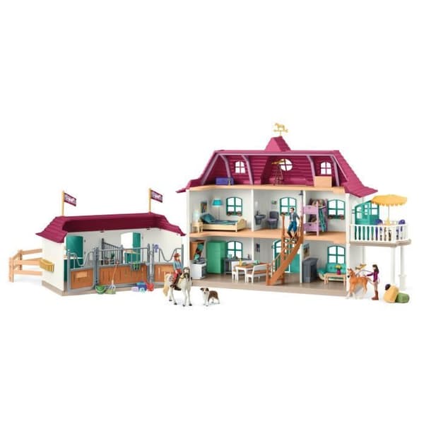 Lakeside Large Equestrian Center Box, SCHLEICH 42706, Hästklubb, Från 4 år