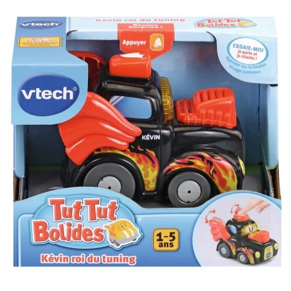 VTECH - Tut Tut Bolides - Slumpmässigt överraskningsfordon - För spädbarn 12 månader och äldre