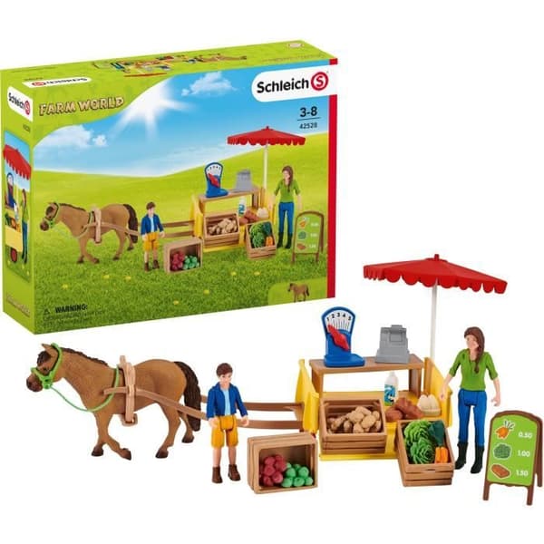 SCHLEICH Mobile Farm Stall - 42528 - Farm World