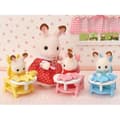 Miniatyrbillede 2 af 4: Chokoladekanin-trillinger-dukke og børnepasningstilbehør - SYLVANIAN FAMILIES - Gul - Til børn