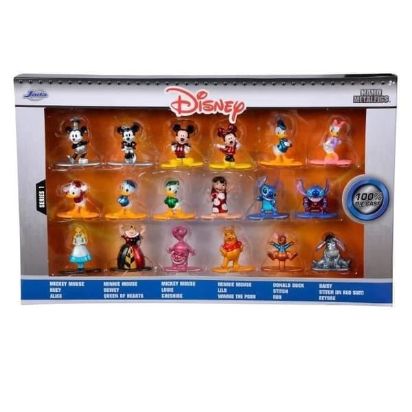 Disney Figur - 18 dele - Metal - 4 cm