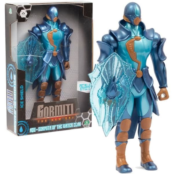 Leddelt figur - GORMITI - Gormiti med våben Vandmodel - 27 cm - fra 4 år - GRV064