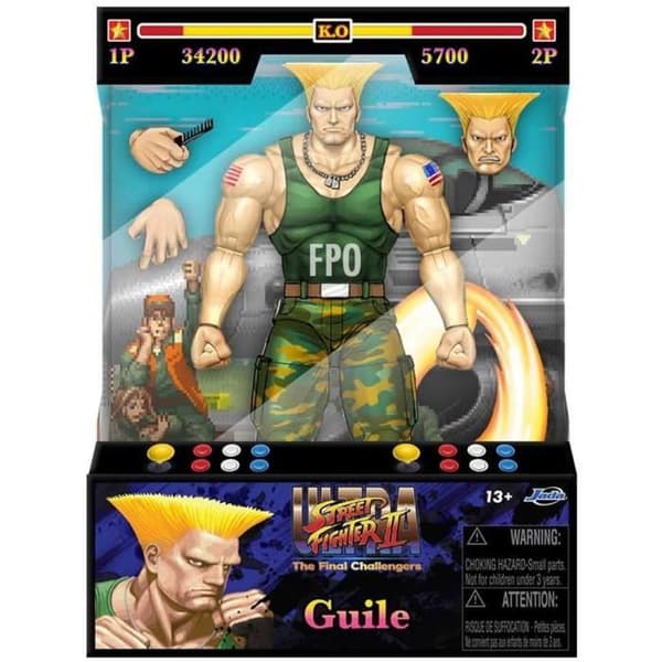 Jada - 4 metalfigurer - Science Fiction Guile - 6,5 cm - Fra 8 år