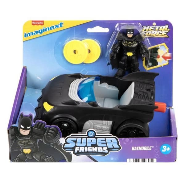 DCSF Deluxe Batman-fordon - 3 år+ JFJ68 Mattel