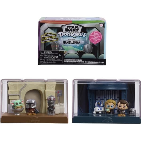 Samlarfigurer - STAR WARS - Storbildsfilm - 6 scener, 3 karaktärer vardera, från 5 år