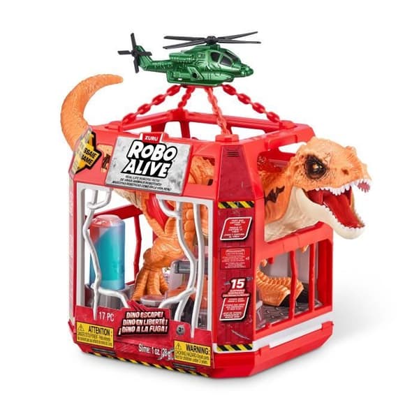 Kaappauspeli - ZURU - Dino Escape - Kaappaa dinosaurus vapaasti ansojen ja aseiden avulla välttääksesi tuhon