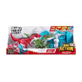 Miniatyrbillede 1 af 2: Dino-pakke - ZURU - Dino Action Mega Dinos 3-pakke - Interaktiv og brølende T-Rex, Velociraptor og Pterodactyl