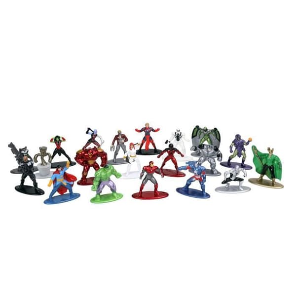 Marvel Figurer - SIMBA.DICKIE.GROUP - Æske med 20 - Metal - 4 cm