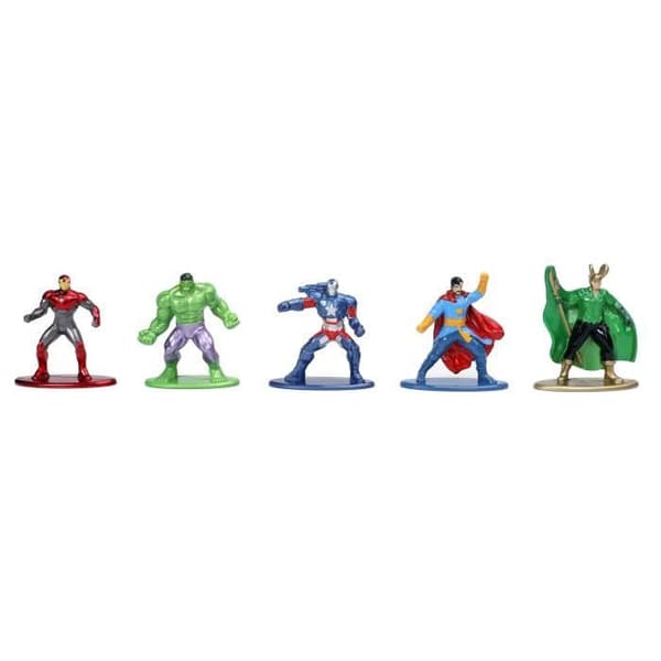 Marvel Figurer - SIMBA.DICKIE.GROUP - Æske med 20 - Metal - 4 cm
