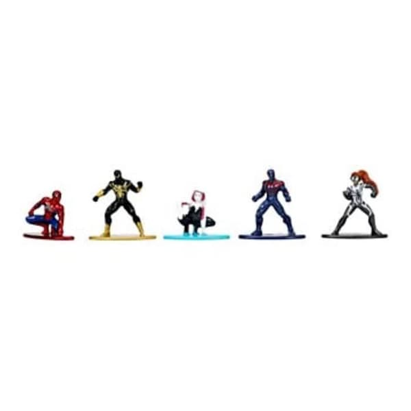 Spiderman Bokssæt - SIMBA.DICKIE.GROUP - 18 4cm Metalfigurer - Flerfarvet - Hvid - Barn