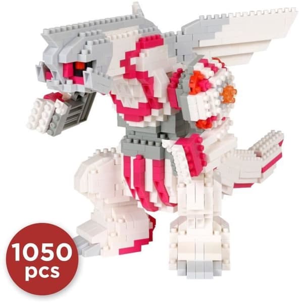 Klossfigur - BANDAI - NANOBLOCK - Pokémon - Palkia - 1050 bitar