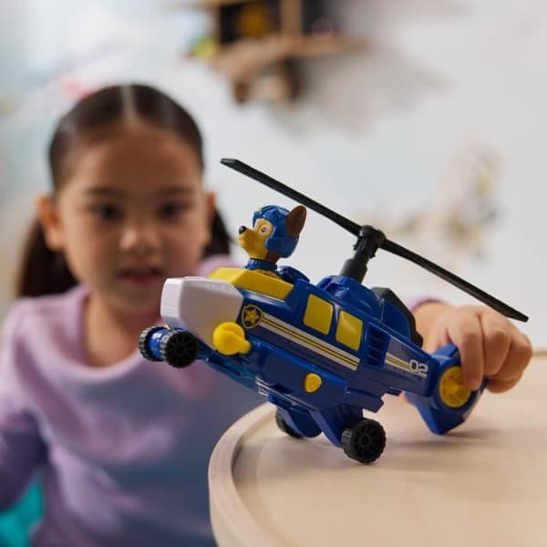 SNURRA MÄSTERFORDON + CHASE AIR RÄDDNINGSFIGUR PAW Patrol