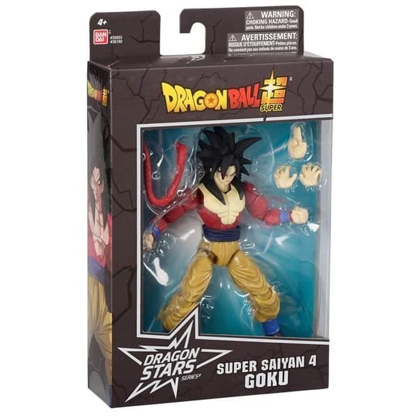Dragon Ball Figur 17cm - BANDAI - Super Saiyan 4 Goku - Dragon Stars Kollektion