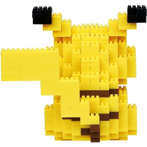 Klodsbygget figur - BANDAI - NANOBLOCK - Pokémon - Pikachu Deluxe
