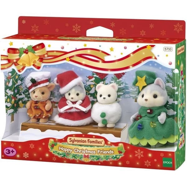 Dukke - SYLVANIAN FAMILIES - Juleæsken - 4 leddelte figurer