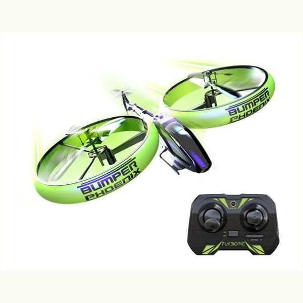 FLYBOTIC Phoenix Stötsäker Fjärrstyrd Helikopter - Avatarstil
