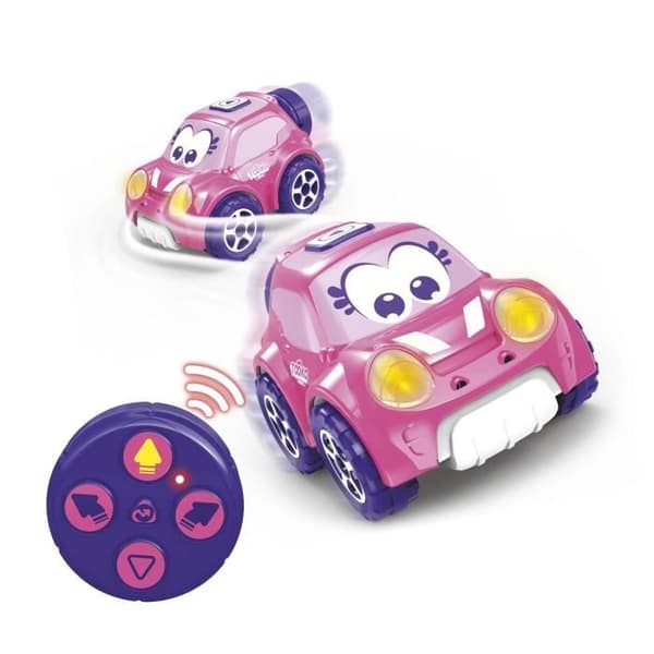 TOOKO FOLLOW ME Fjernbetjent Bil Pink - Lyd- og Lyseffekter - Fra 2 År
