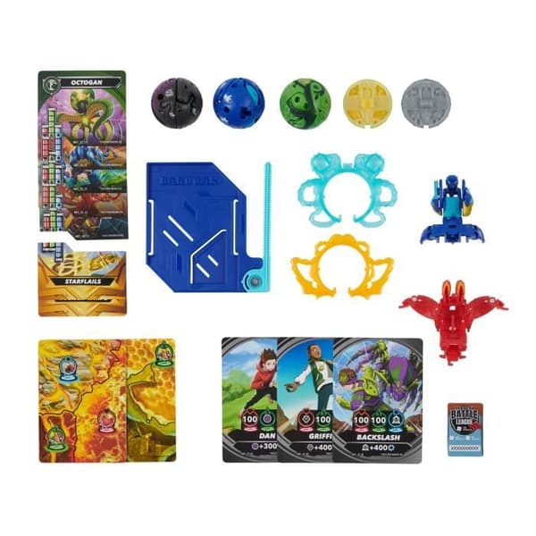 BAKUGAN - Battle Pack - 3 Bakugan + 2 Bakugan Special Attack